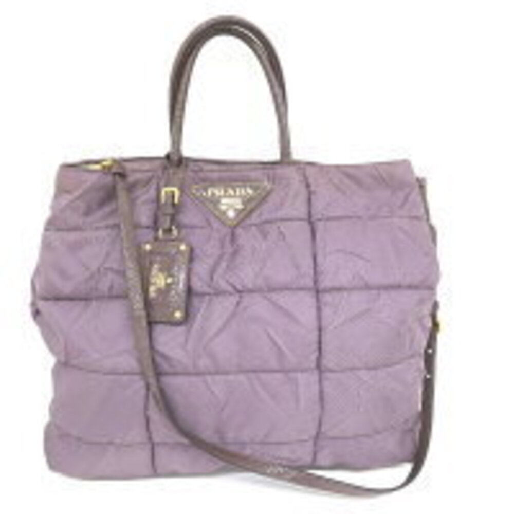 Prada handbag shoulder bag Patent Vernis leather purple